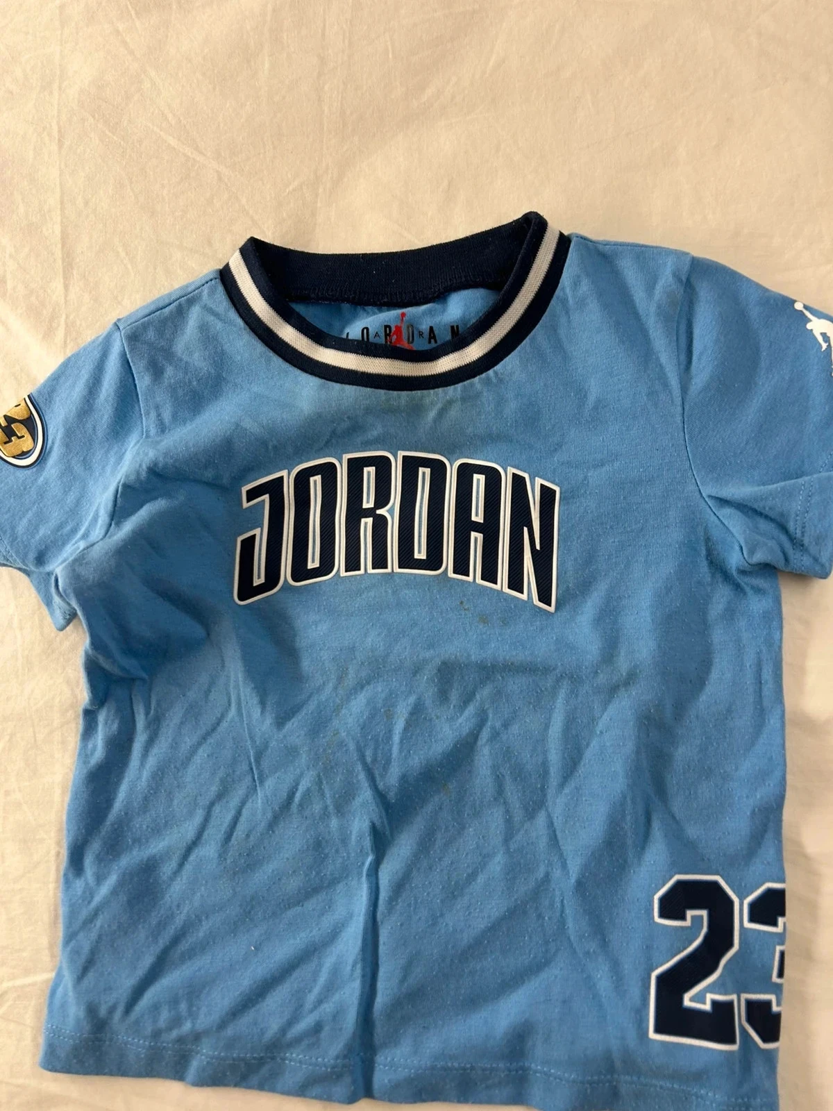 Camiseta azul claro para niños Jordan 24 meses – photo 2